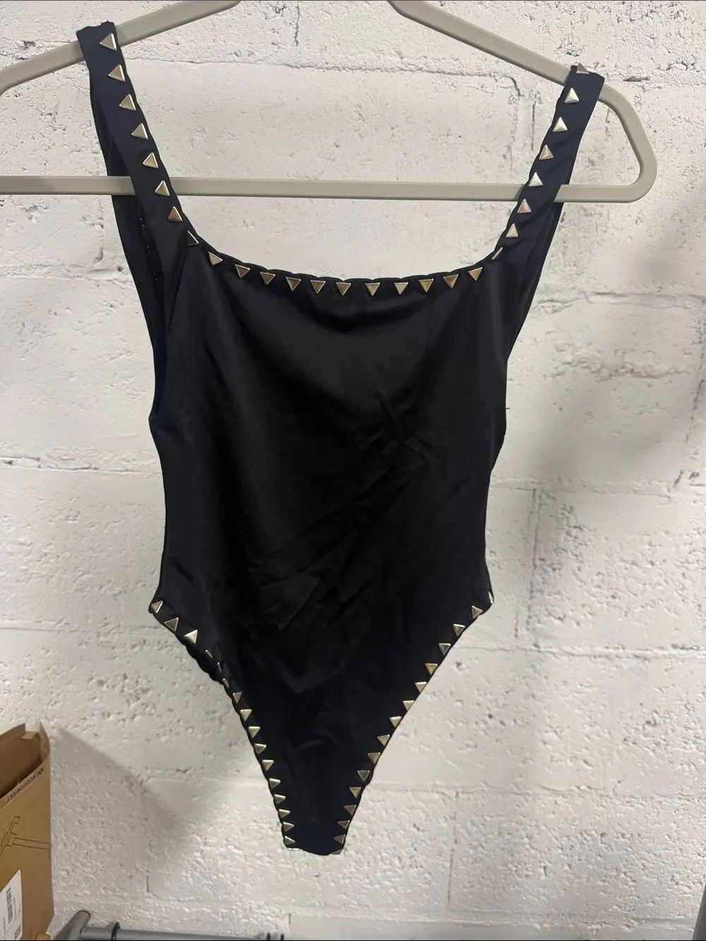 Black Studded One-Piece Swimsuit SAME SWIM LA Studded NWT Bathing Suit - Size XS